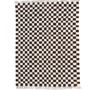 Berber carpet checkered rug